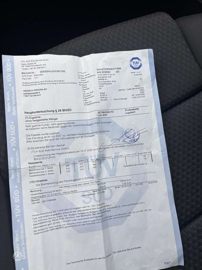 Audi A6, 2.7 l., Универсал