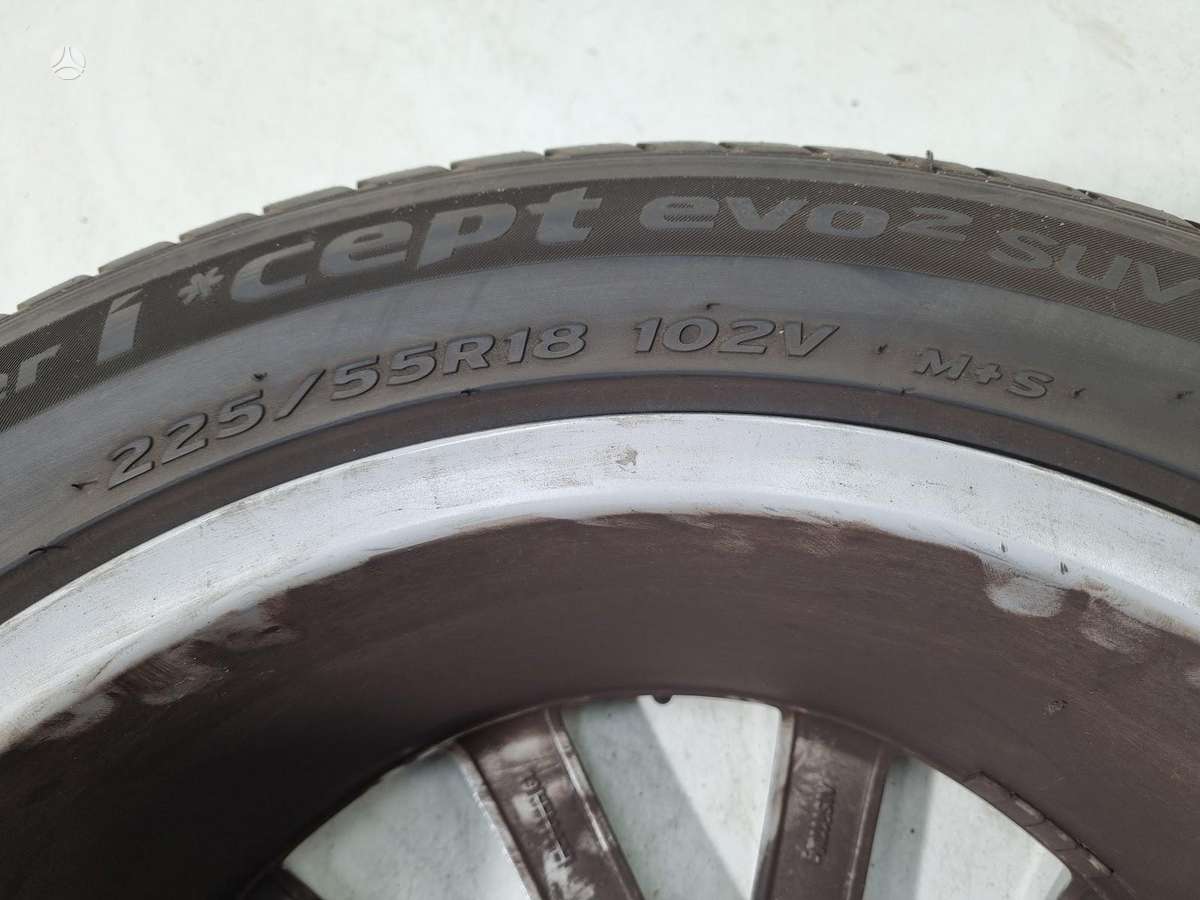 Hankook 7-8mm, зимние 225/55 R18