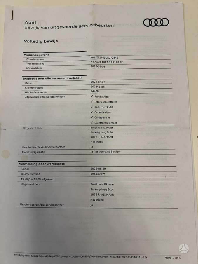 Audi A4, 2.0 l., Универсал