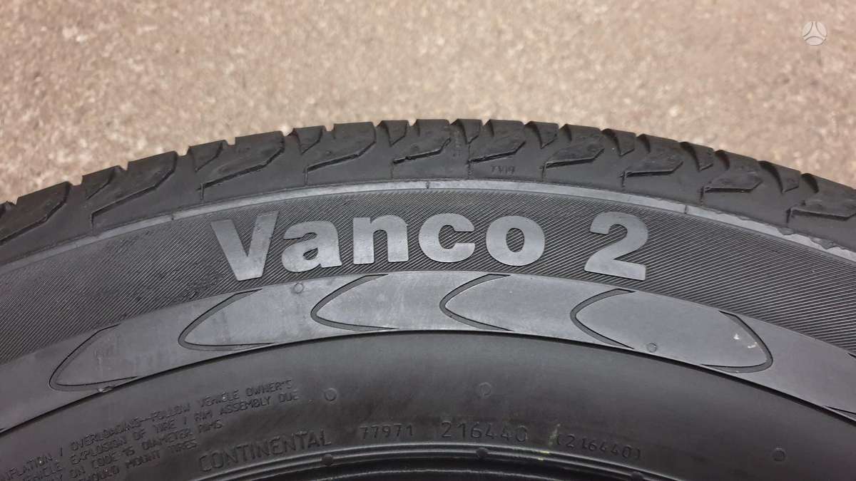 Continental Vanco 2, летние 215/65 R15