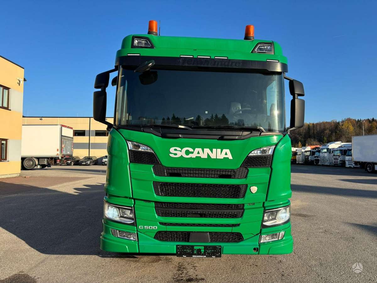 Scania G500, самосвалы с прицепoм