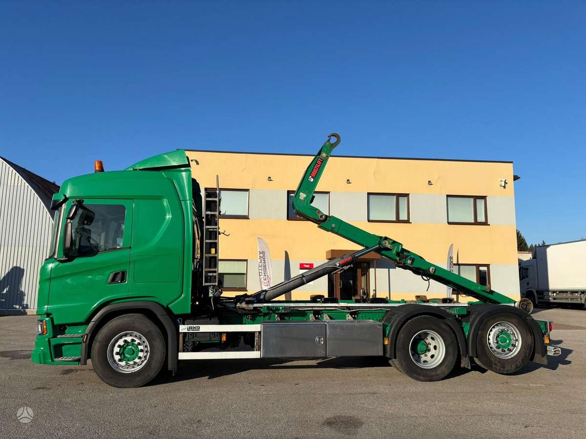 Scania G500, самосвалы с прицепoм
