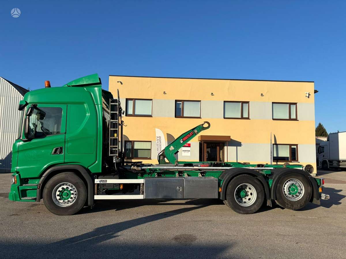 Scania G500, самосвалы с прицепoм