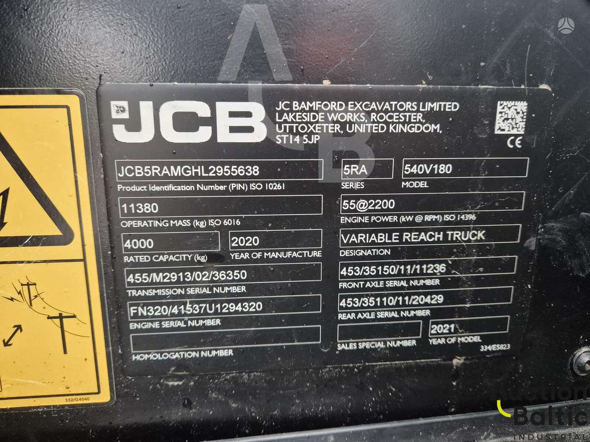 JCB 540V180, forklifts