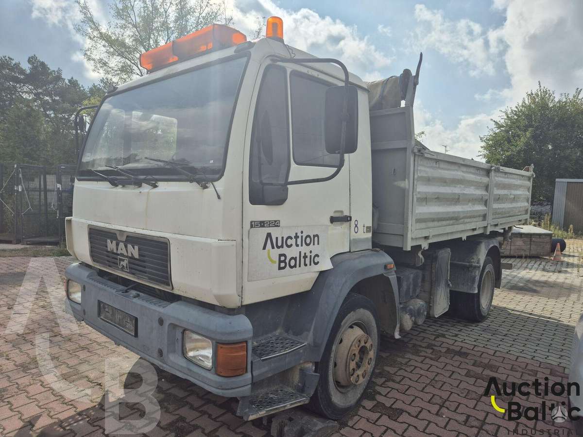 MAN 15.224, dumpers / tippers