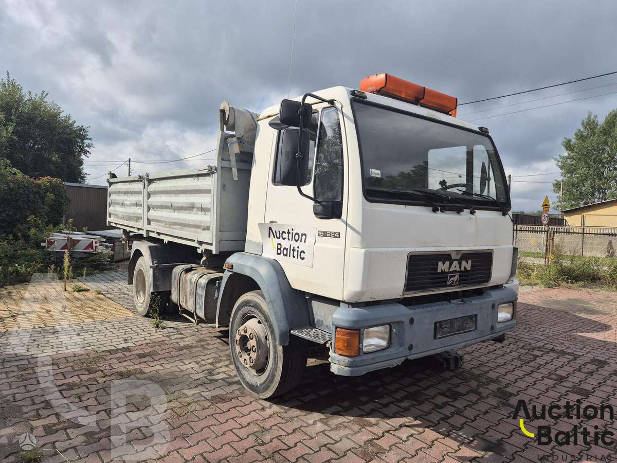 MAN 15.224, dumpers / tippers