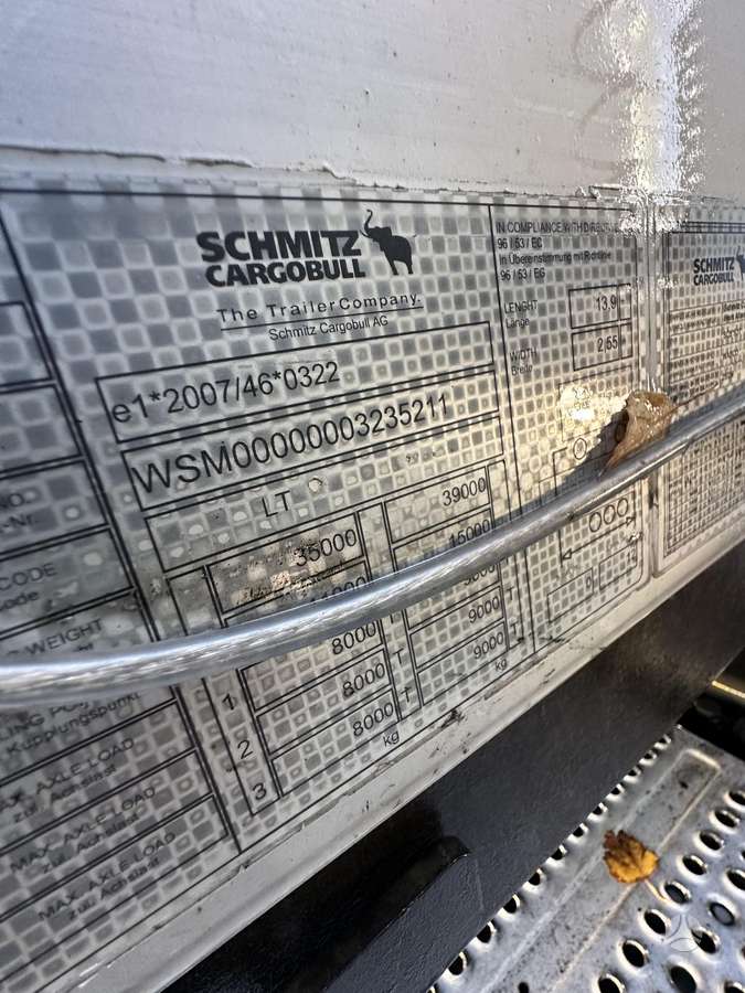 Schmitz, пологовые / тентовые
