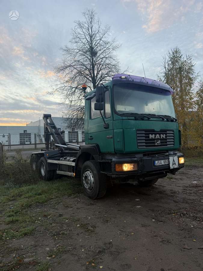 MAN Man 26-464, самосвалы с прицепoм