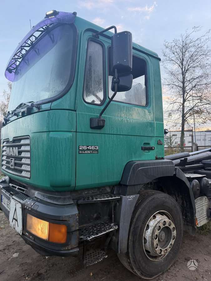 MAN Man 26-464, самосвалы с прицепoм