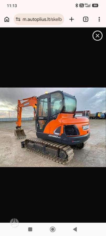Doosan 5700, мини-экскаваторы