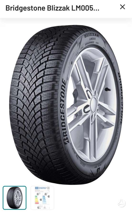 Bridgestone Blizzak Lm005, winter 285/45 R19