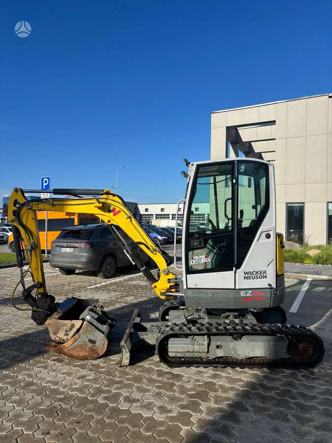 Wacker EZ26, ekskavatoriai