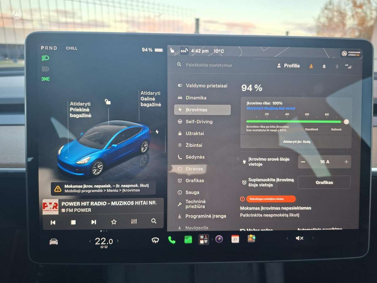 Tesla Model 3, 82 кВт·ч, Хэтчбек
