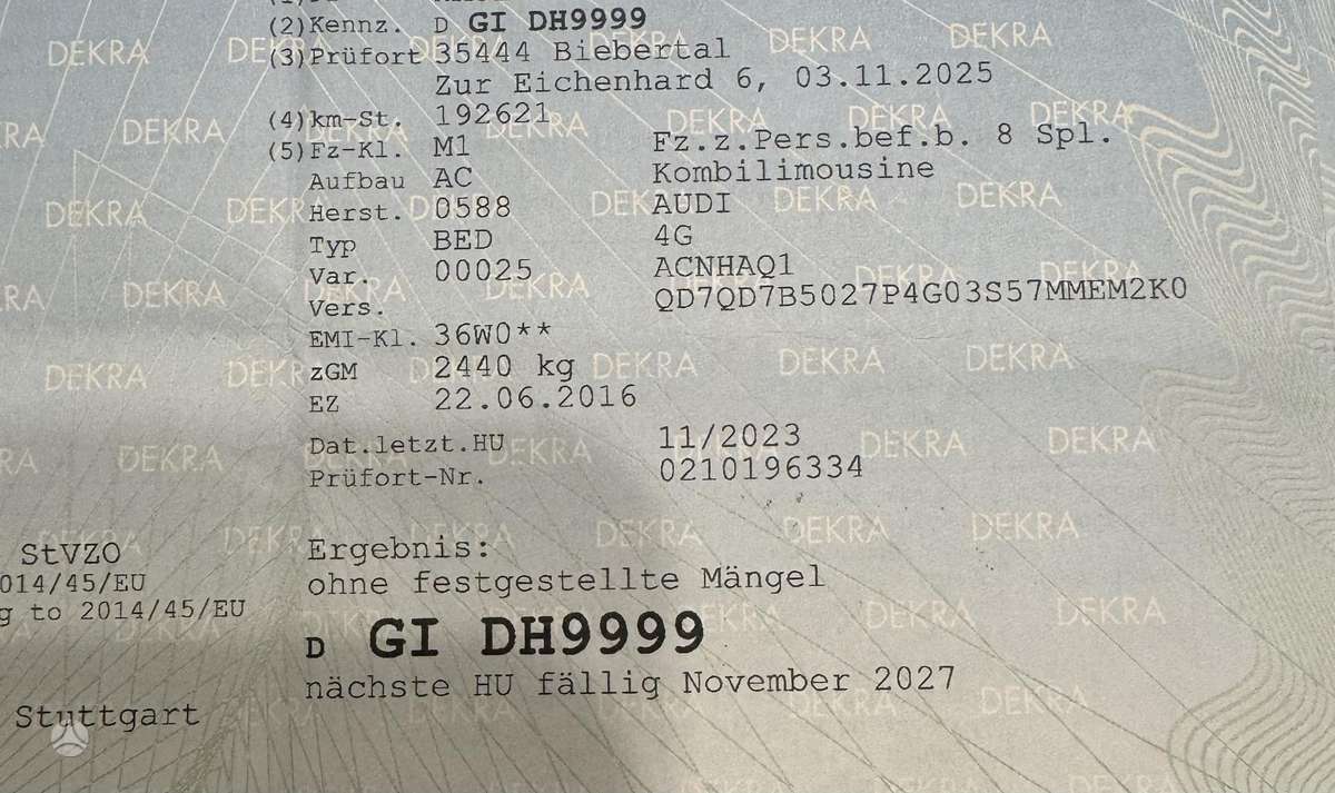Audi A6, 2.0 l., wagon