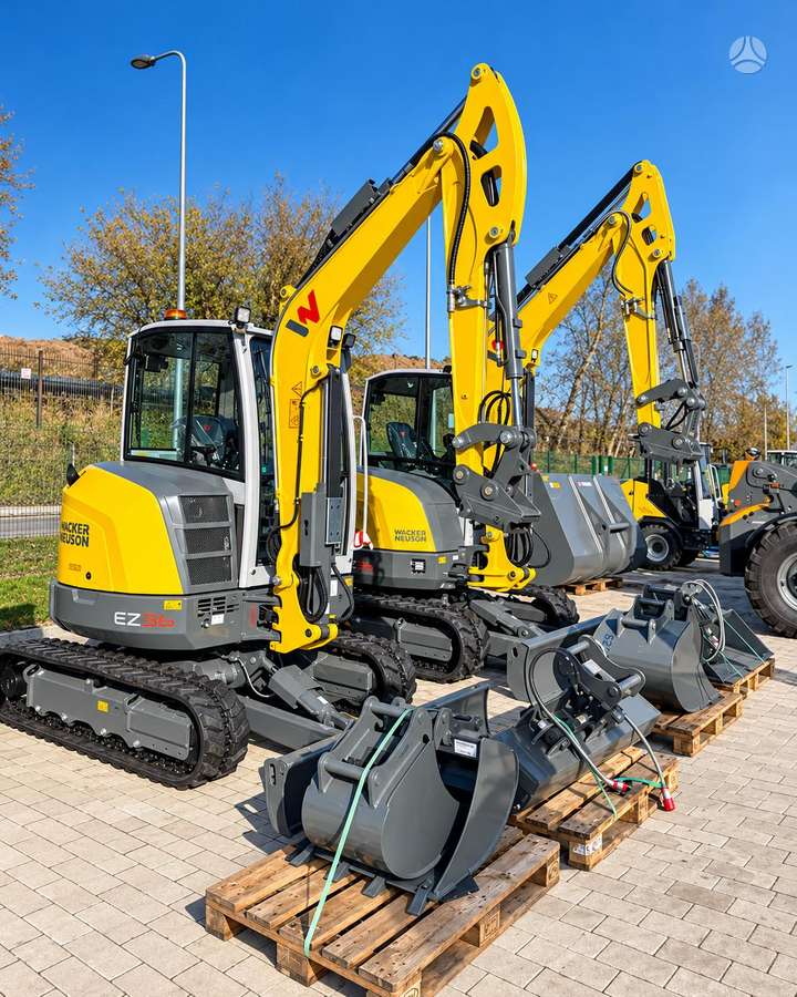 Wacker EZ36, мини-экскаваторы