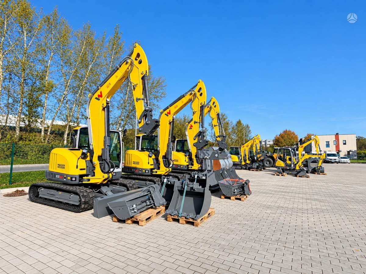 Wacker EZ80, экскаваторы