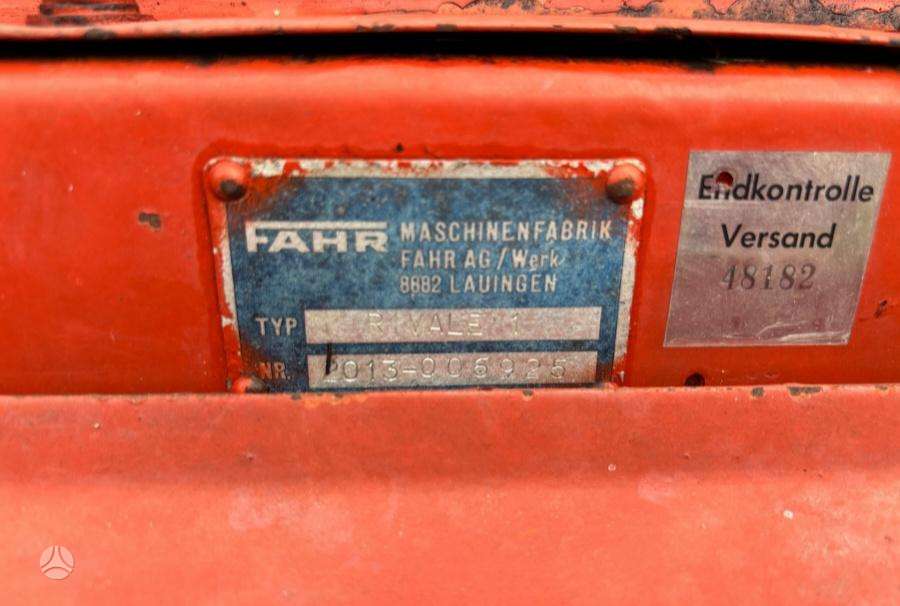 FAHR Rivalle 1, balers