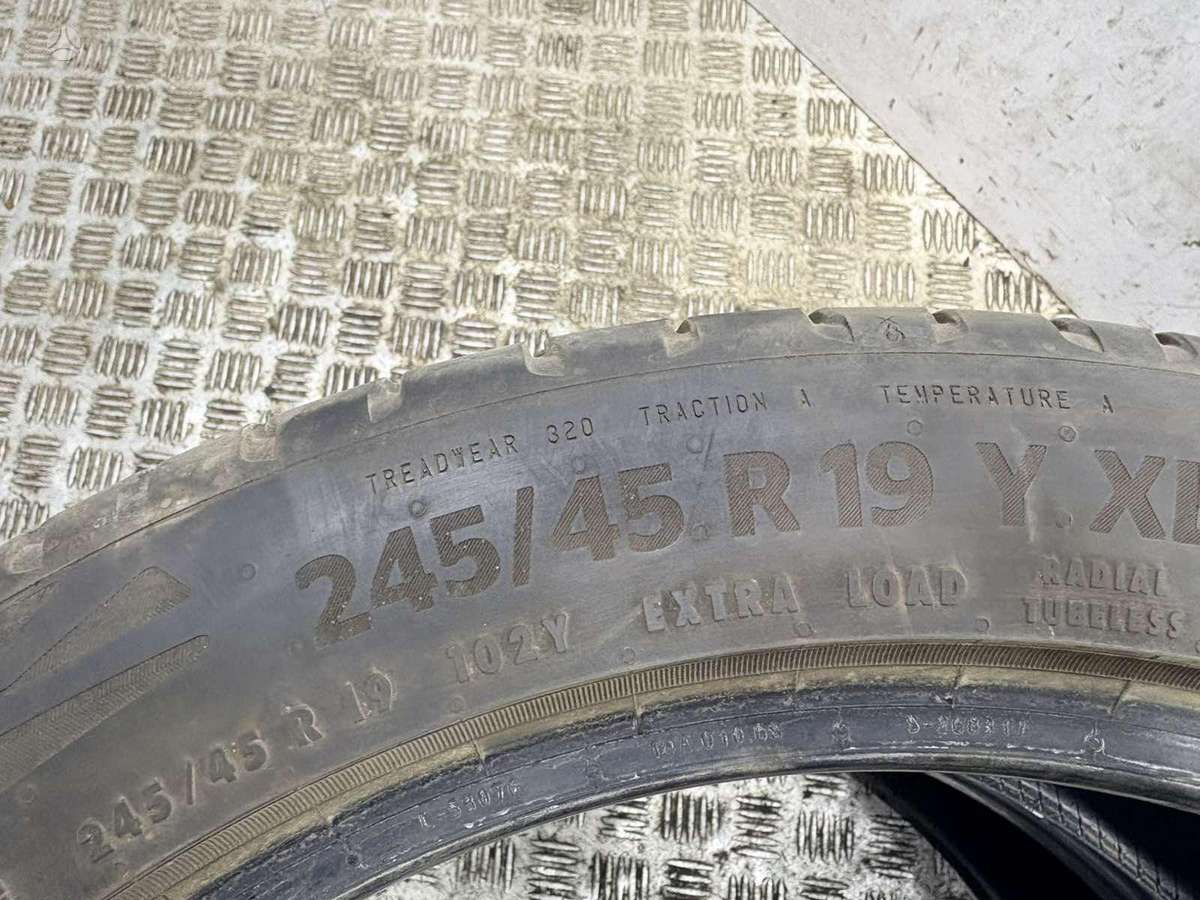 Continental, летние 245/45 R19