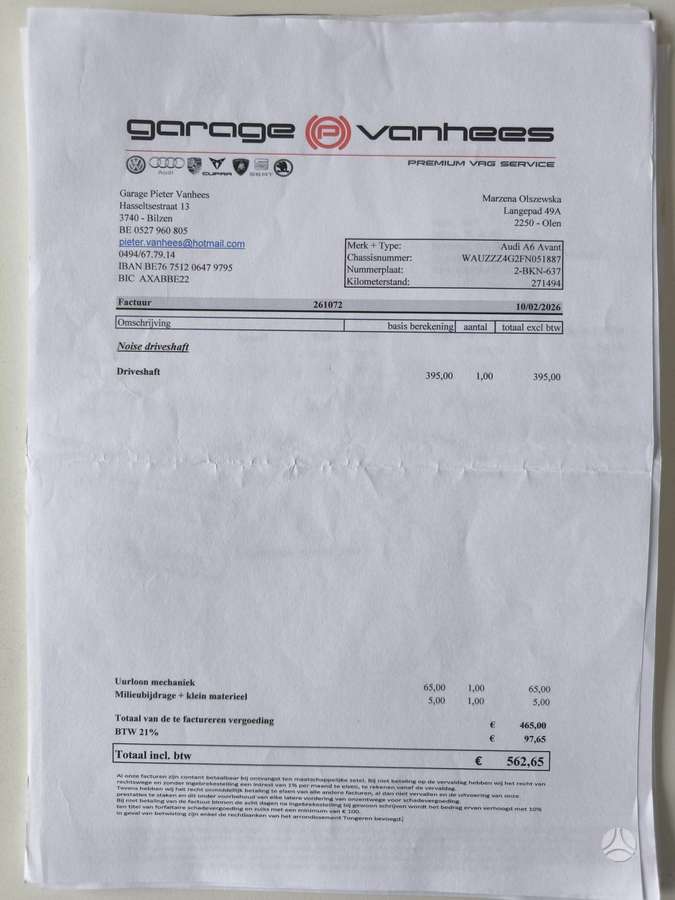 Audi A6, 2.0 l., Универсал