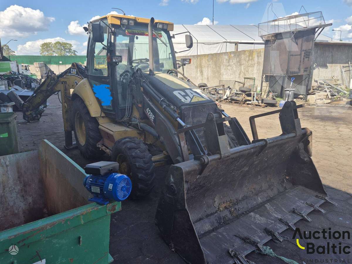 Caterpillar 428 E, excavator loader