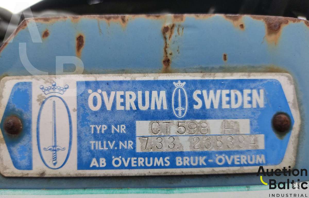 Överum CT 598 HL, плуги