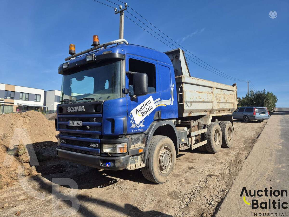 Scania P 124 CB, dumpers / tippers