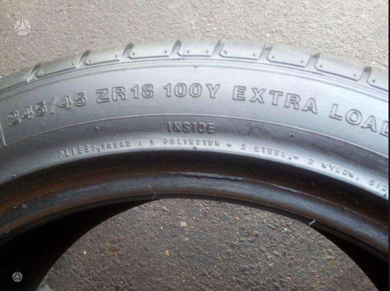 Accelera Accelera apie 8mm, летние 245/45 R18