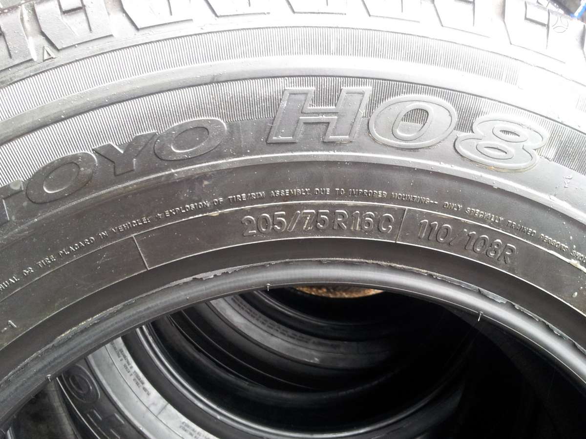 Toyo H08, summer 205/75 R16