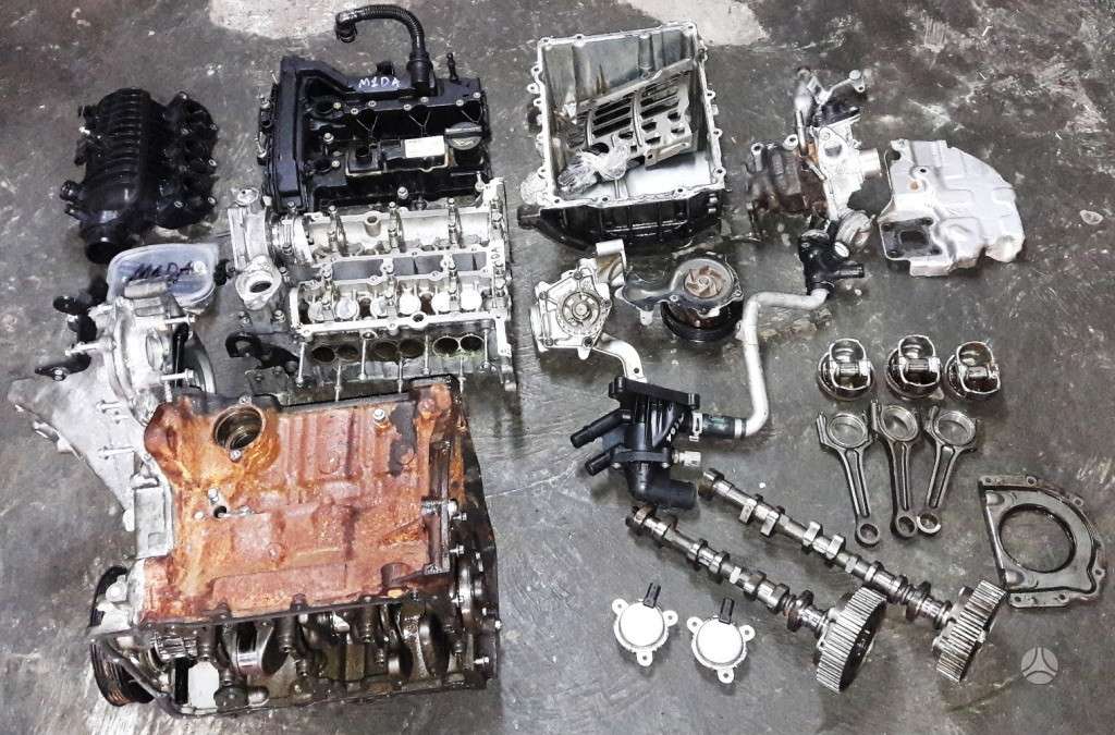 Ford Focus, M1DA, variklio detalės
