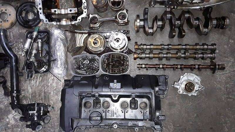 Peugeot 207, 8fs, variklio detalės