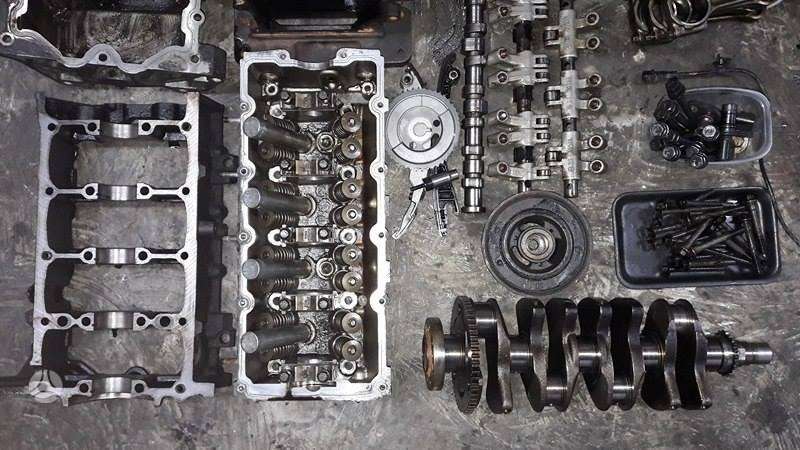 Mini Cooper, W11B16, детали двигателя