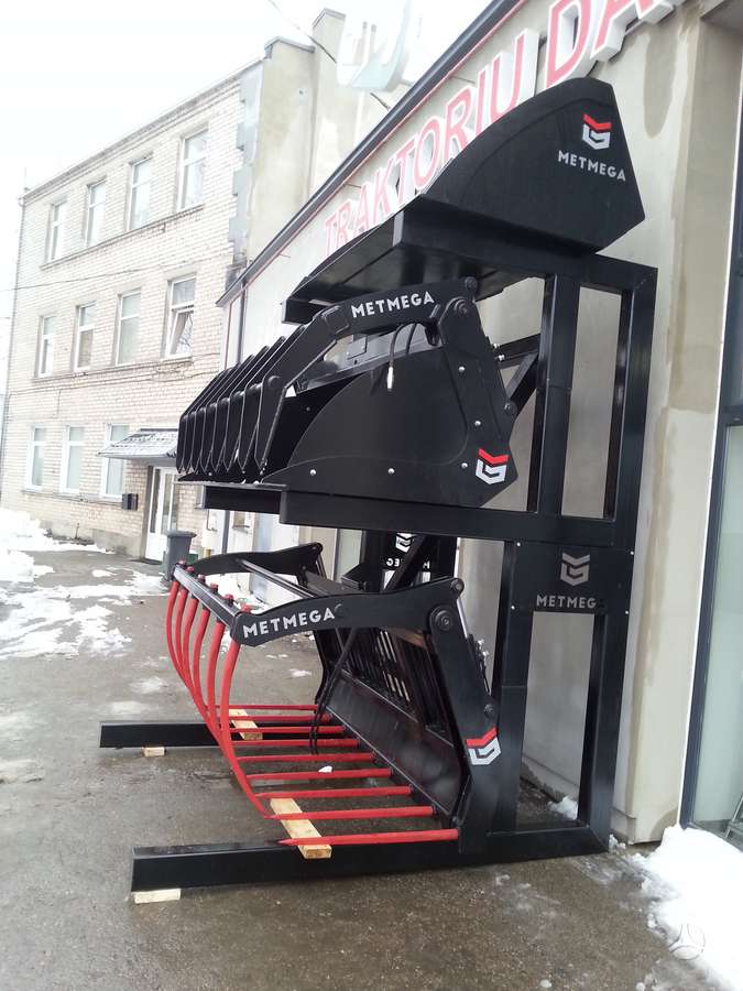 METMEGA Šakės su prispaudėju, krautuvai, keltuvai