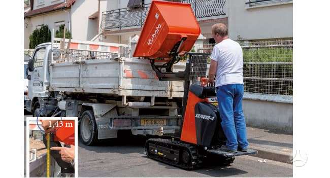 Kubota KC70-4, dumpers / tippers