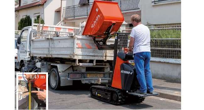 Kubota KC70-4, самосвалы