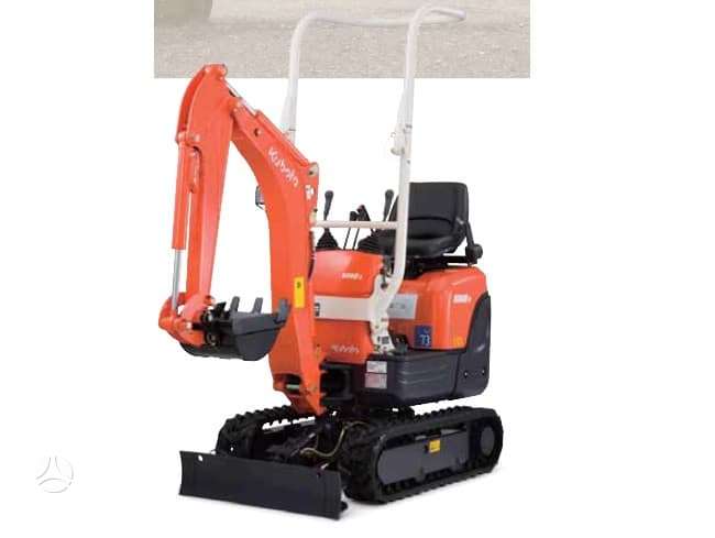 Kubota KX008-5, mini ekskavatoriai