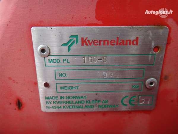 Kverneland PL 100, arkli