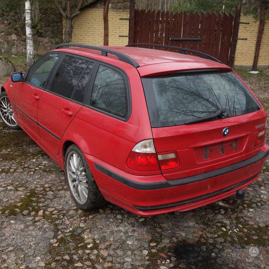 BMW 320 по частям. Bmw e46 320d touring 2003m spalva japanrot 438