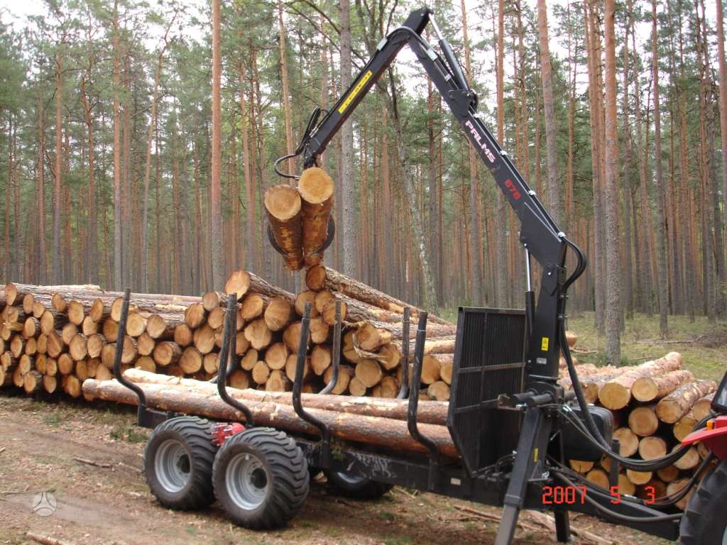 Palms PALMS 2D/6S/8S/9S/10D/12D/14D, forestry trailers (self-loading)
