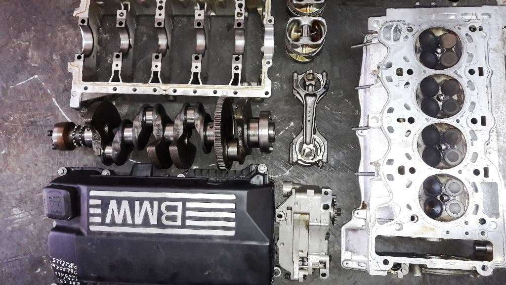 BMW 3 serija, N45b16a, variklio detalės