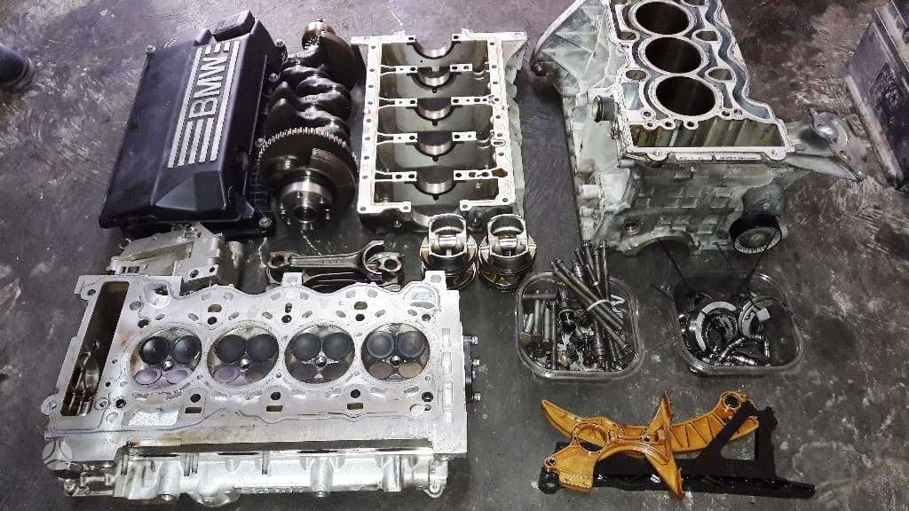 BMW 3 serija, N45b16a, variklio detalės