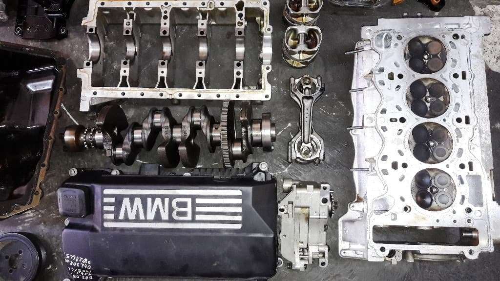 BMW 3 serija, N45b16a, variklio detalės