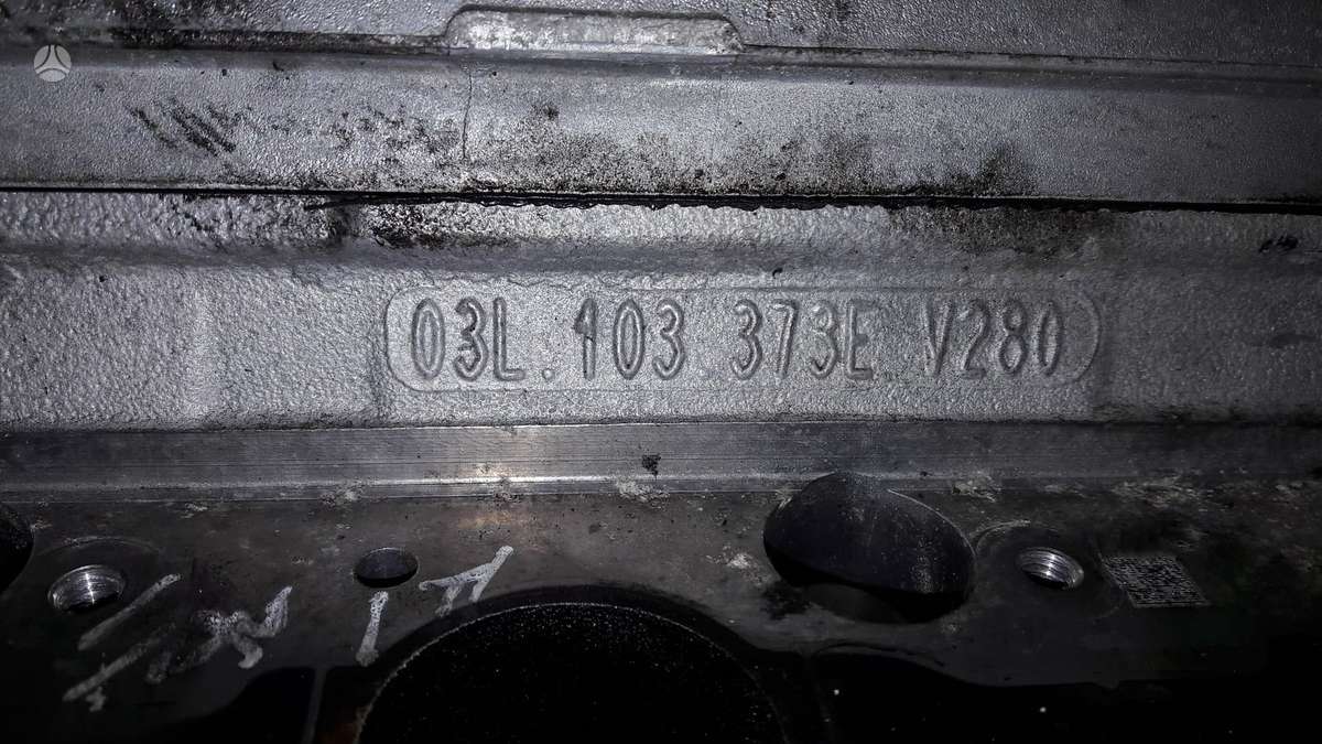 Volkswagen Golf variklio detalės