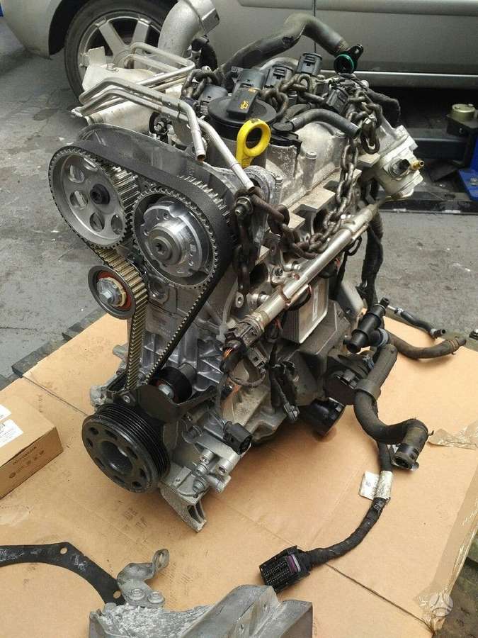 Volkswagen Golf, Cxs cxsa, variklio detalės