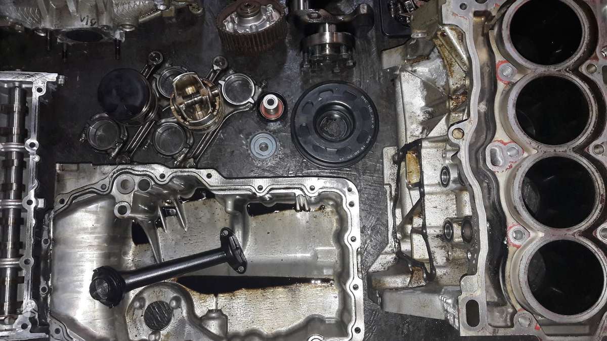 Volkswagen Golf, Cyv, детали двигателя