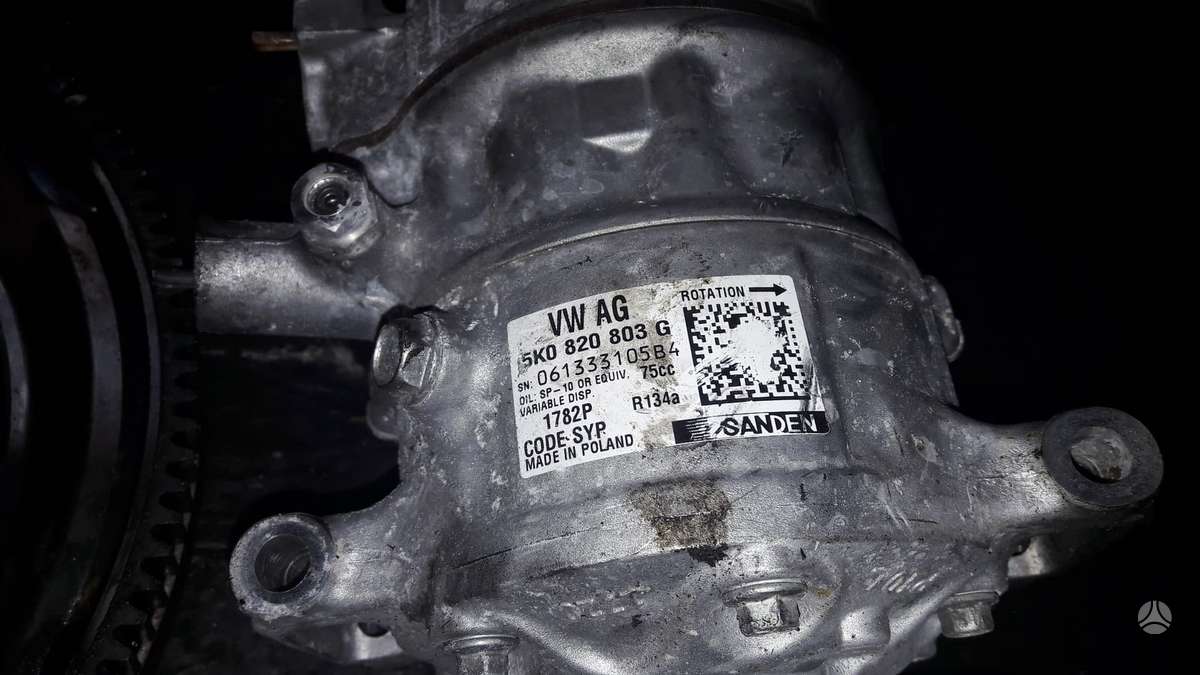Volkswagen Golf, Cyv, engine parts