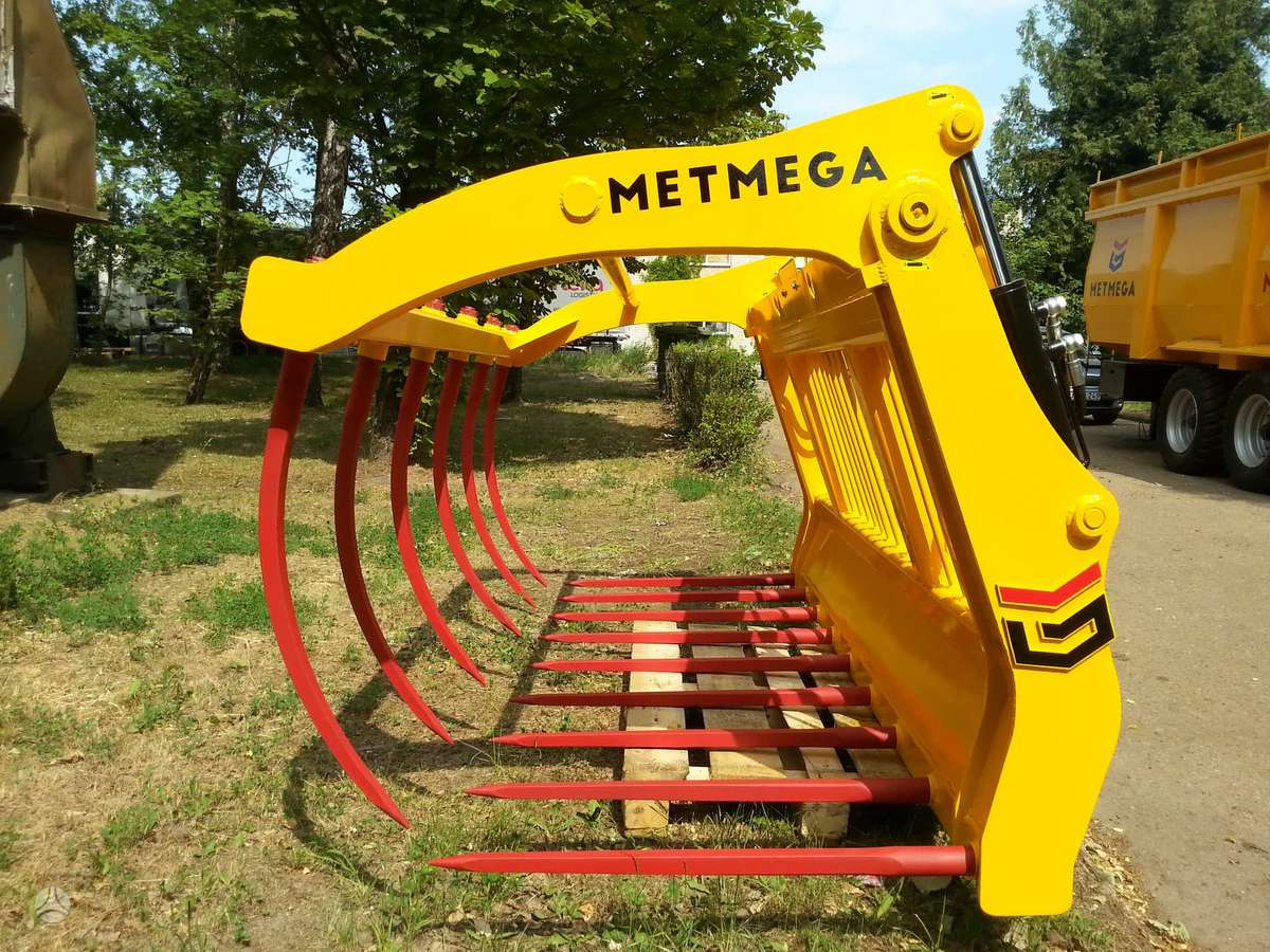 METMEGA Šakės su prispaudėju, krautuvai, keltuvai