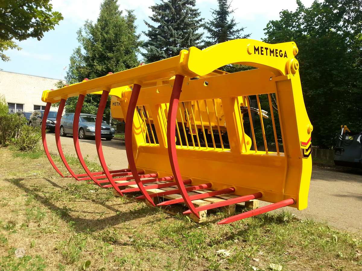 METMEGA Šakės su prispaudėju, krautuvai, keltuvai