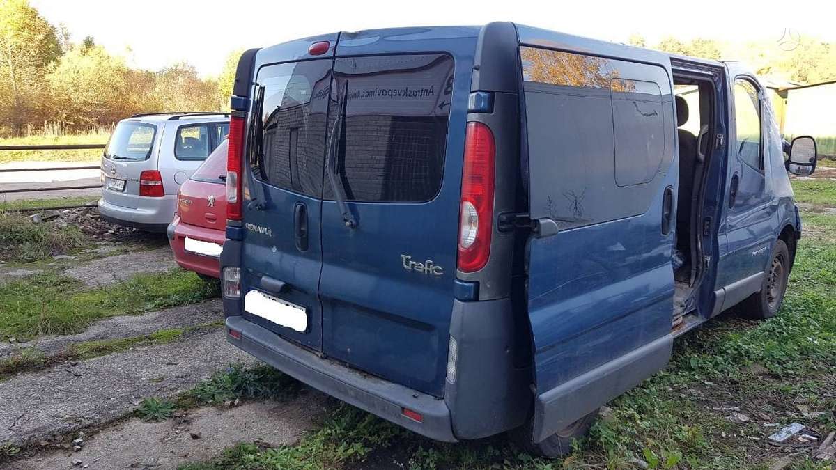 Renault TRAFIC, krovininiai mikroautobusai