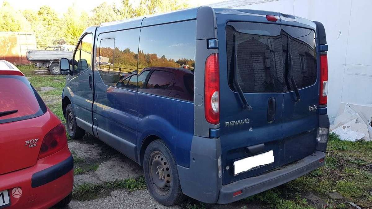 Renault TRAFIC, krovininiai mikroautobusai