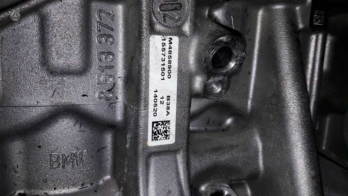 Mini One, B38A12A, Variklis dalimis labai maza rida bmw mini one first f55 f56